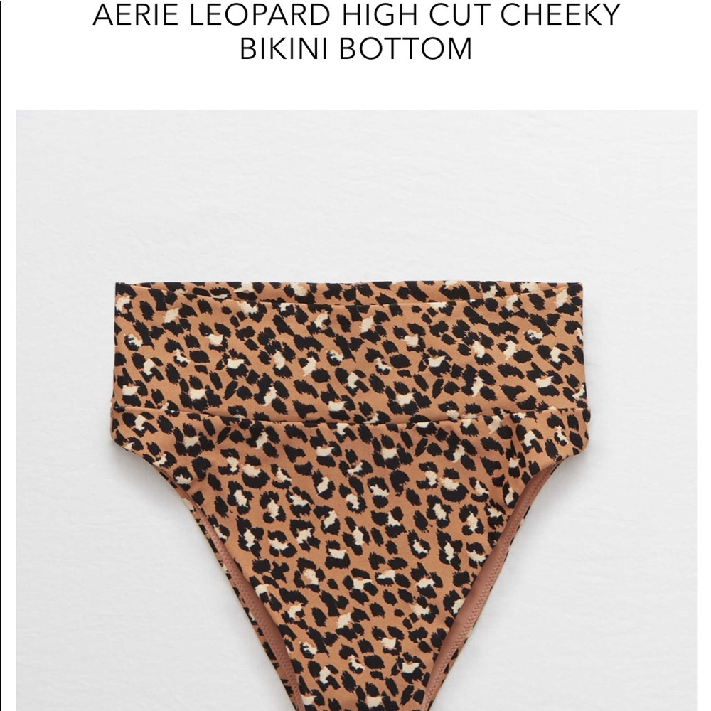 Aerie Raw Sienna High Cut Cheeky